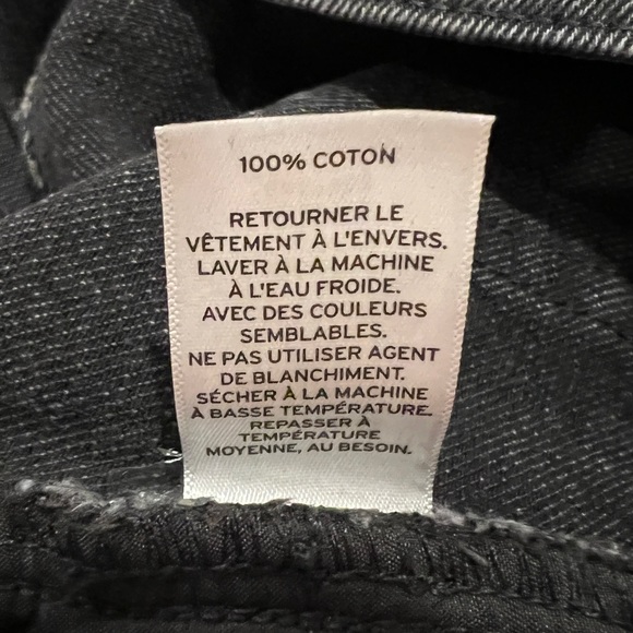 BP Exposed Button High Waist Cutoff Shorts in Black (31) - Picture 9 of 11